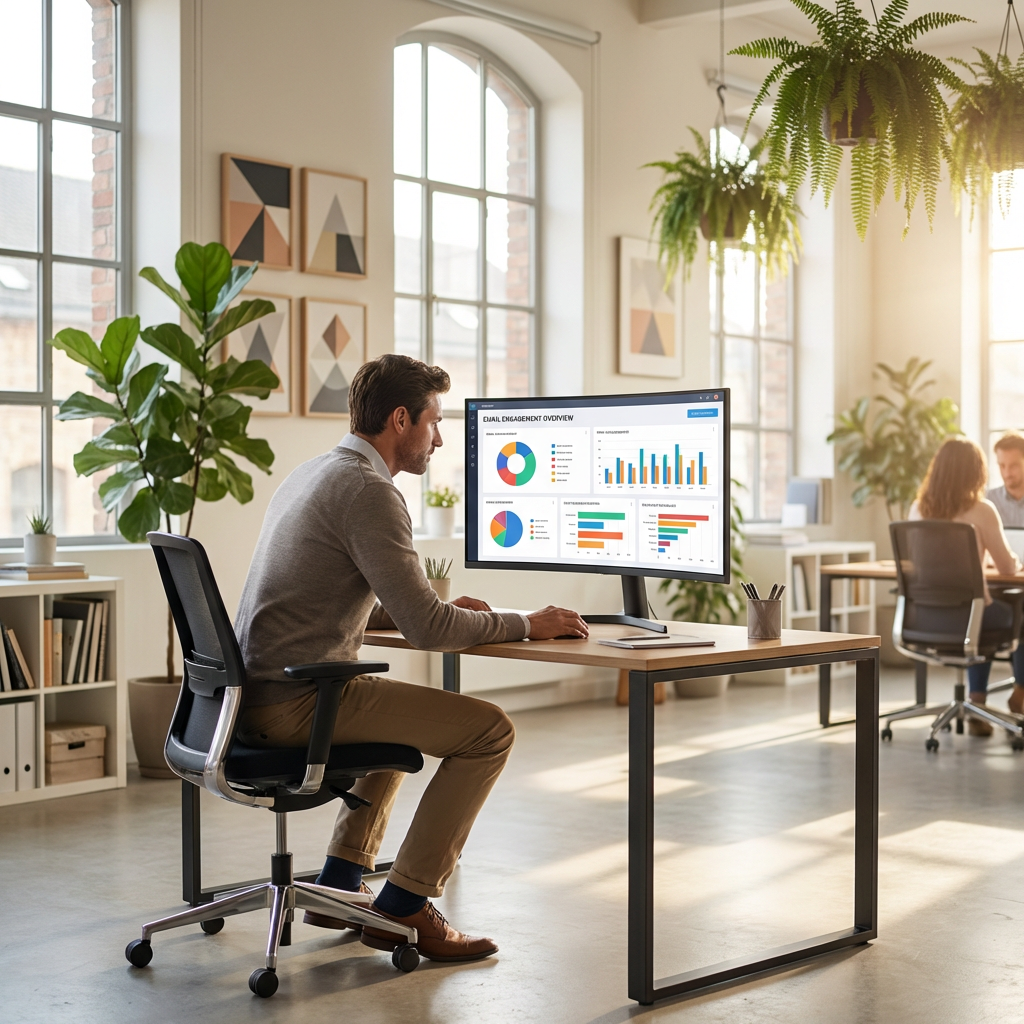 Targeted Email Marketing analytics dashboard